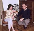 Jan 1, 1968 - At the Snicers apartment in Lawrence Harbor, New Jersey.<br />Barbara and Egils.