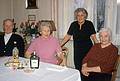 Feb 11, 1968 - Munich, Germany.<br />?, Frau Käthe Sirtle (owner of the house), Frau Kolb, Frau Wetzel? at 5 Massweg.<br />(My parents, my sister Baiba, and I lived at Frau Sirtl's from 1946 to 1948).