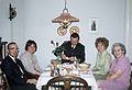 Feb 11, 1968 - Munich, Germany.<br />At Gretchen and her husband's apartment.<br />Egils, Gretchen's sister Pauline, Gretchen's husband, Gretchen, and Frau Sirtl.