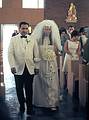 June 29, 1968 - John and Diane's wedding, Waymouth, Massachusetts.<br />Diane escorted by her father.