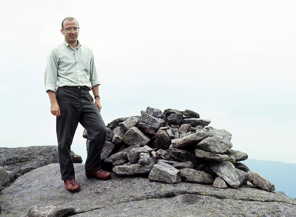 July 13, 1968 - Adirondacks, New York.<br />Egils atop Algonquin at 5114'.