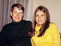 Sept 14, 1968 - At Eriks and Velta's, Jamaica Plain, Boston, Massachusetts.<br />John and Diane.