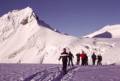 Jan 1, 1974 - Bugaboos, British Columbia, Canada.<br />Canadian Mountain Holiday helicopter skiing in the Bugaboos.