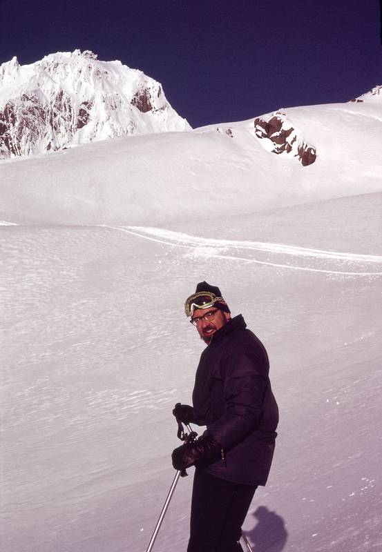 Jan 1, 1974 - Bugaboos, British Columbia, Canada.<br />Canadian Mountain Holiday helicopter skiing in the Bugaboos.<br />Egils.