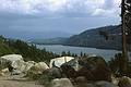 August 12, 1979 - Off I-80 at Donner Pass, California<br />Donner Lake.