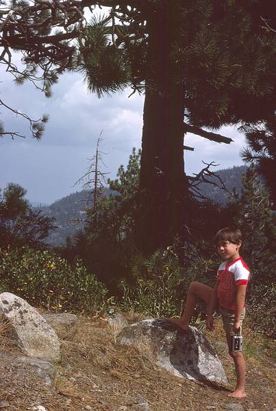 August 12, 1979 - Off I-80 at Donner Pass, California<br />Julian.