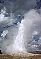 August 15, 1979 - Yellowstone National Park, Wyoming.<br />Old Faithfull Geyser.
