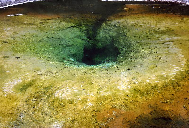 August 15, 1979 - Yellowstone National Park, Wyoming.<br />Another pool in the Old Faithfull area.