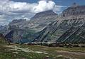 August 17, 1979 - Glacier National Park, Montana.<br />Valley leading up to Logan Pass and the mountains to the east.