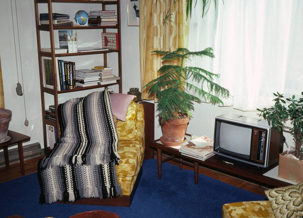Feb. 20, 1981 - Living room, home, North Andover, Massachusetts.