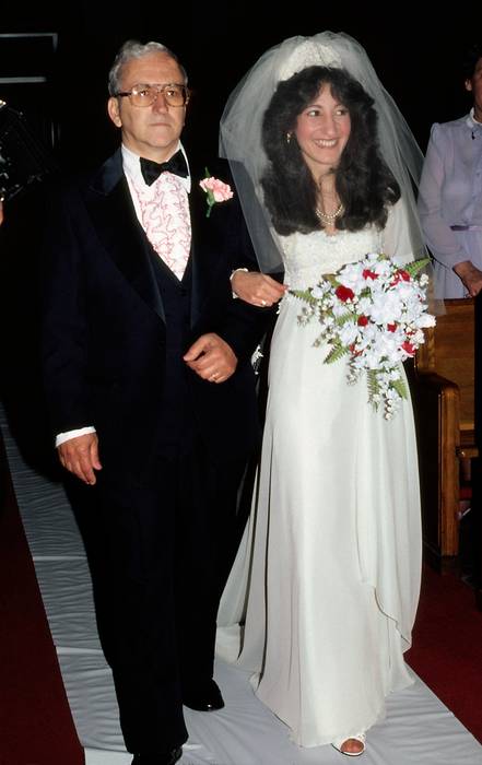 May 9, 1981 - Boston, Massachusetts.<br />John's daughter Mary's wedding to Ed.<br />John and Mary.