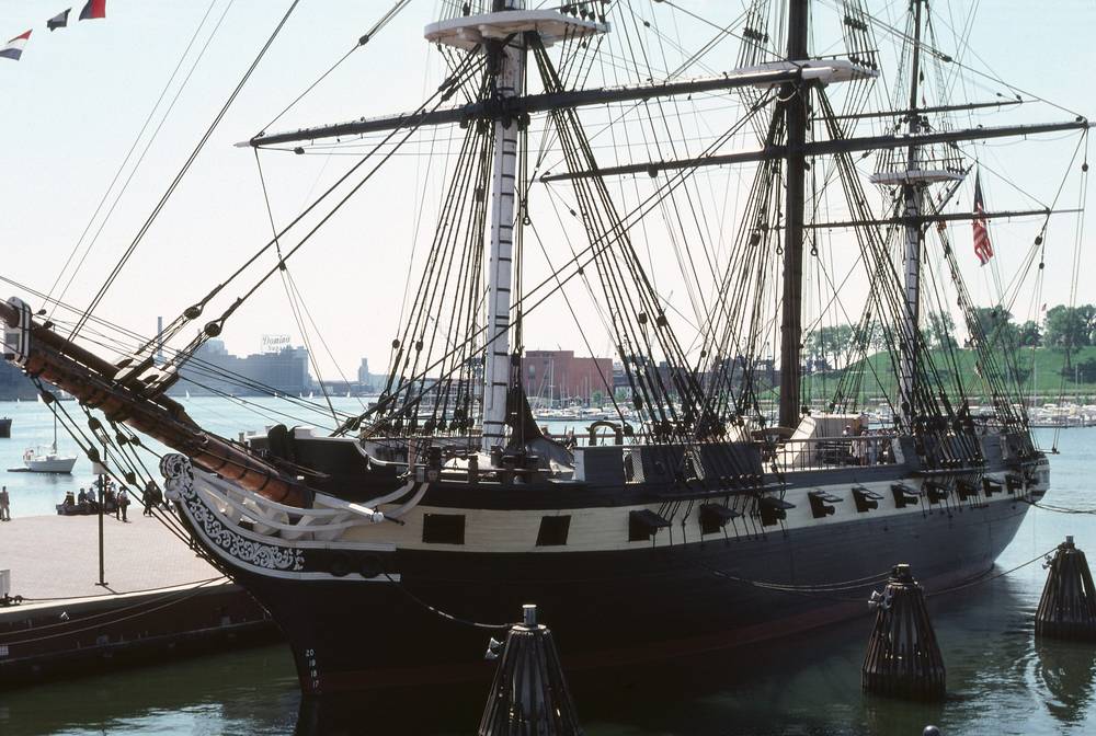 May 17, 1981 - Baltimore, Maryland.<br />Father's 75th birthday.<br />The USS Constellation.