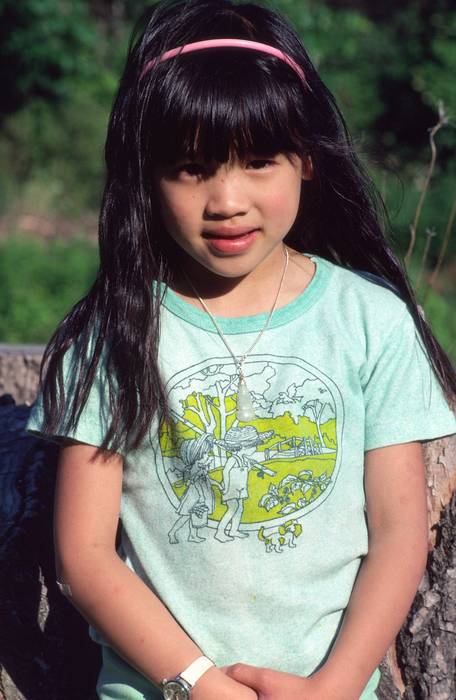 May 31, 1981 - North Andover, Massachusetts.<br />Visiting my neighbors John and Sue.<br />Daughter China.