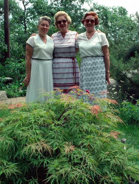 June 14, 1981 - Gloucester, Massachusetts.<br />At Velta and Arnolds' house.<br />Mirdza, a Latvian friend visiting from Switzerland, and Velta.