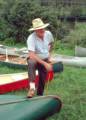 July 18, 1981 - Connecticut River, Vermont side.<br />MV Bell Labs Outing Club canoeing trip.<br />Nick.