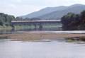 July 19, 1981 - Along and on the Connecticut River in Vermont.<br />MV Bell Labs Outing Club canoeing trip.<br />Longest covered bridge in the US over the Connecticut River at Windsor, Vermont.