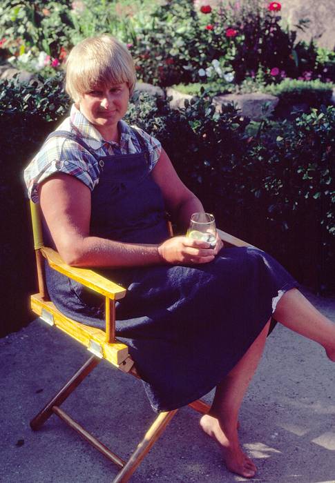 July 30, 1981 - Manchester by the Sea, Massachusetts.<br />Uldis' birthday celebration.<br />Edite, Uldis' wife.