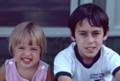 July 30, 1981 - Manchester by the Sea, Massachusetts.<br />Uldis' birthday celebration.<br />Tanya and Julian.