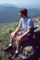 August 1, 1981 - Mt. Washington, White Mountains, New Hampshire.<br />Juris, after trecking up Jewell Trail.