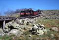August 1, 1981 - Mt. Washington, White Mountains, New Hampshire.<br />Mt. Washington cog railroad.