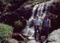 August 2, 1981 - Mt. Washington, White Mountains, New Hampshire.<br />Egils and Nancy off the Ammonoosac Ravine Trail.