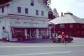 Sept. 7, 1981 - Vermont Bicycle Touring trip with based at Lyme Loch Inn, New Hampshire.<br />The Pike Station Store at Pike, New Hampshire.<br />Buzzy crossing the road.