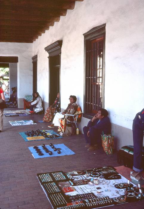 Sept. 13, 1981 - Santa Fe, New Mexico.<br />Courtyard of Palace of the Governors.