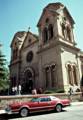 Sept. 13, 1981 - Santa Fe, New Mexico.<br />Saint Francis Cathedral and a Ford Thunderbird.
