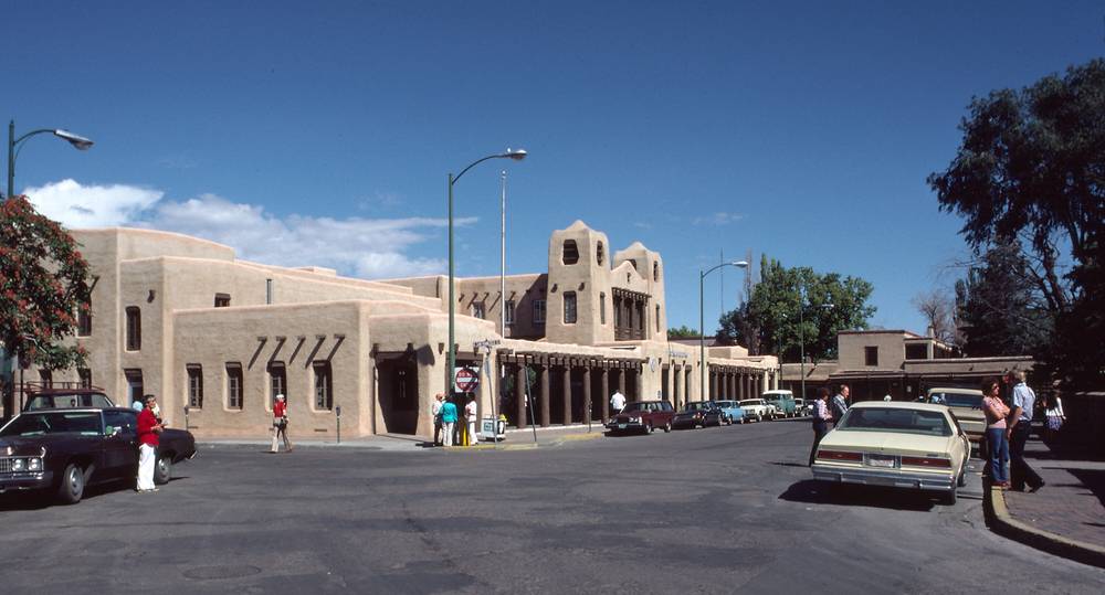 Sept. 13, 1981 - Santa Fe, New Mexico.<br />The adobe Federal Building.