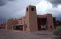 Sept. 13, 1981 - Santa Fe, New Mexico.<br />Cristo Rey catholic church, largest adobe structure in the US with walls 2-7 feet thick.