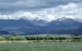 Sept. 13, 1981 - Between Santa Fe and Taos, New Mexico.<br />Sangre de Cristo Mountains with Truchas Peak at 13102'.
