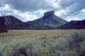 Sept. 14, 1981 - Mesa Verde National Park, Colorado.<br />Entrance to the park is at the foot of the mountain.