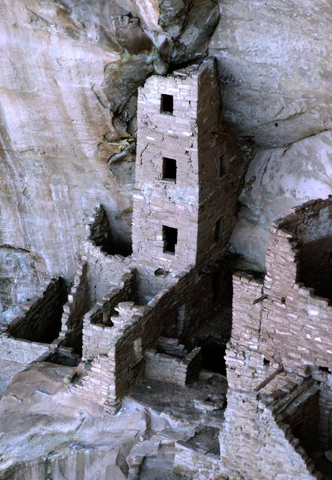 Sept. 15, 1981 - Mesa Verde National Park, Colorado.<br />Square Tower House Anasazi ruin.