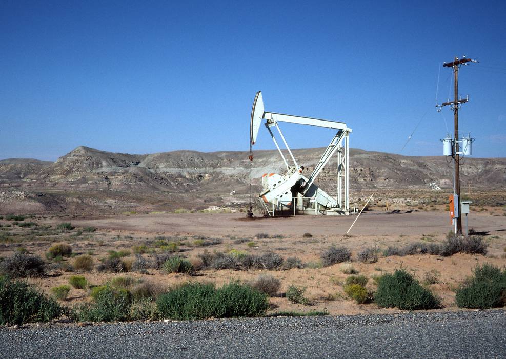 Sept. 16, 1981 - Off Utah-262.<br />Oil pumps.