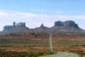 Sept. 16, 1981 - Monument Valley, Utah/Arizona.<br />Approach from the north in Utah.