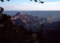 Sept. 17, 1981 - North Rim of the Grand Canyon, Arizona.<br />View from Bright Angel Point (of Zoroaster Temple?).