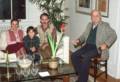 Dec. 24, 1981 - Baltimore, Maryland.<br />At Ronnie and Baiba's for Christmas.<br />Baiba, Julian, Ronnie, and father.