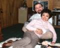 Dec. 27, 1981 - Rockville, Maryland.<br />At the Kutyna's for Frank's birthday.<br />Frank and Massako.