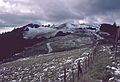 Jan. 12, 1982 - Near San Jose, California.<br />Views from Skyline Boulevard on the San Francisco Peninsula<br />after some snow fell above an elevation of ~1000'.