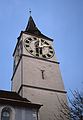 Feb. 27, 1982 - Zurich, Switzerland.<br />St. Peter's Church with largest tower clock in Europe (28'-5").