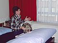 Feb. 27, 1982 - Zurich, Switzerland.<br />Dennis in our hotel room (Hotel Jura?).