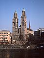Feb. 27, 1982 - Zurich, Switzerland.<br />Grossmunster, one of the largest Romanesque churches in Switzerland.