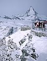 March 3, 1982 - Zermatt, Switzerland.<br />The Matterhorn seen from Gornergrat.