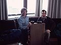 March 13, 1982 - Val d'Isere, France.<br />Jim and Mike.