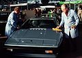 March 14, 1982 - Geneva, Switzerland.<br />At the Geneva Auto Show.<br />Lotus Esprit.