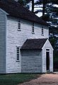 May 1, 1982 - Sturbridge Village, Massachusetts.<br />Friends Meetinghouse. Members of the Society of Friends were also called Quakers,<br />a minority in rural New England with a distinctive way of life.