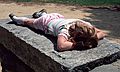 May 1, 1982 - Sturbridge Village, Massachusetts.<br />Laila.