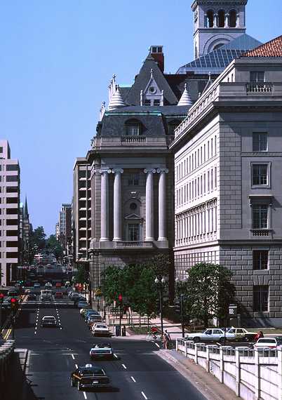 May 16, 1982 - Washington, DC.<br />Looking north along 12th street.