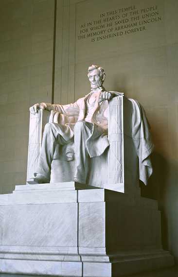 May 16, 1982 - Washington, DC.<br />Lincoln in the Lincoln Memorial.