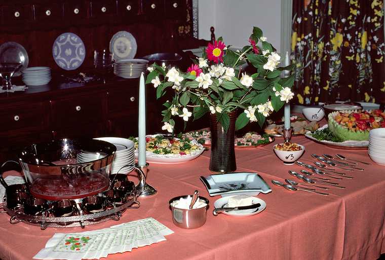 June 20, 1982 - Brunch at Tom and Gina's in Andover, Massachusetts.